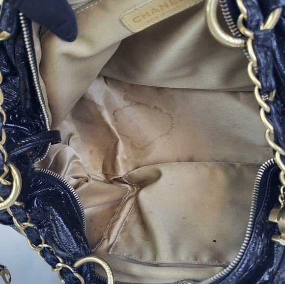 Chanel Bag Rock and Chain Bowler Patent Vinyl Medium - Picture 5 of 9